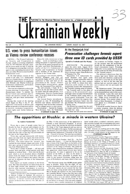 The Ukrainian Weekly 1987