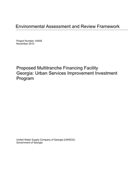 Environmental Assessment Review Frameworks