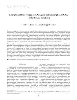 Description of Two New Species of Physopyxisand Redescription of P. Lyra