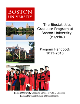 The Biostatistics Graduate Program at Boston University (MA/Phd)