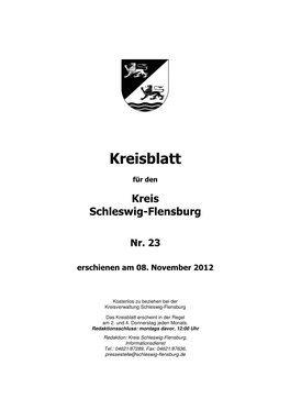 Kreisblatt Nr. 23