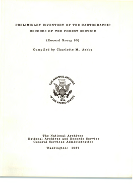 Cartographic Records of the Forest Service