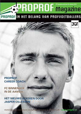 Proprof in Het Belang Van Profvoetballers 32