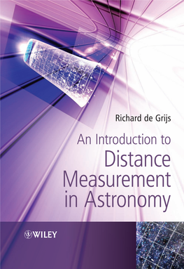 Distance Measurement in Astronomy