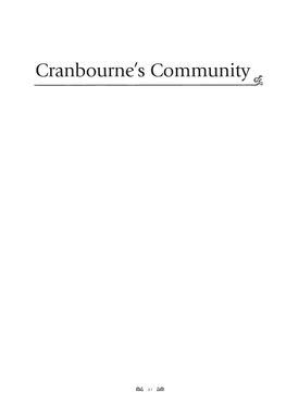 Cranbourne's Community