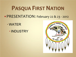 PRESENTATION: February 22 & 23 - 2012