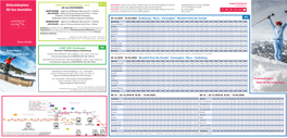 Skibusfahrpläne Ski Bus Timetables