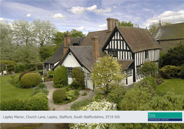 Lapley Manor, Church Lane, Lapley, Stafford, South