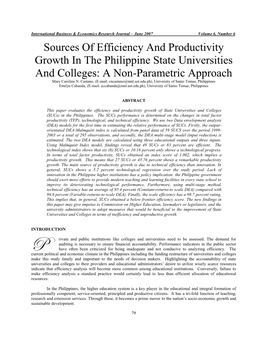 Performance Evaluation of the Efficiency