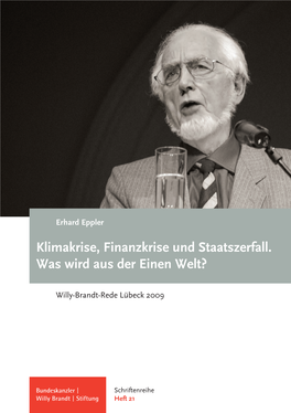 Klimakrise, Finanzkrise Und Staatszerfall