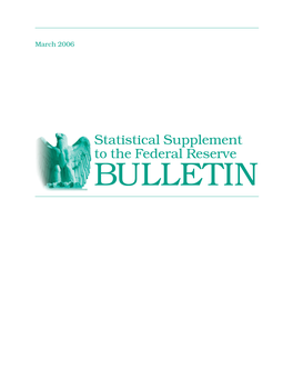 Statistical Supplement Printable Version