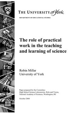 The Role of Practical Work in the Teaching and Learning of Science