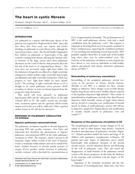 The Heart in Cystic Fibrosis