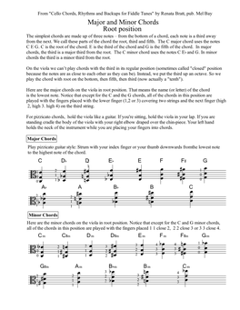 Major and Minor Chords Viola.Musx