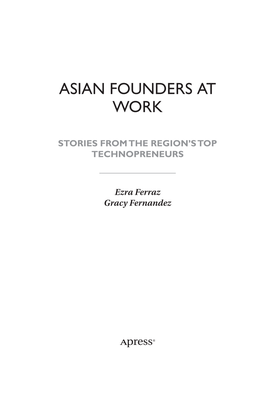 Asian Founders at Work