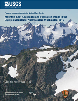 Mountain Goat Abundance and Population Trends in the Olympic Mountains, Northwestern Washington, 2016