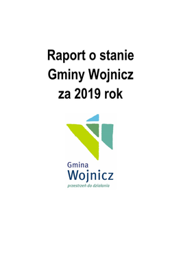 Raport O Stanie Gminy Wojnicz Za 2019 Rok