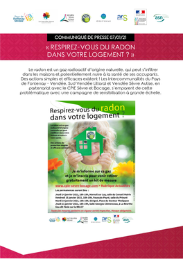 « Respirez-Vous Du Radon Dans Votre Logement ? »