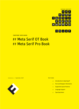 Ff Meta Serif OT Book Ff Meta Serif Pro Book