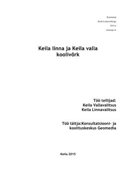 Keila Linna Ja Keila Valla Koolivõrk