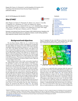 Site U1442 2 Operations 4 Sedimentology M.K