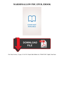 Marshmallow Pdf, Epub, Ebook