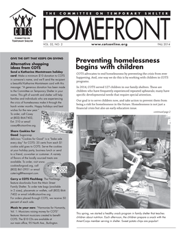 Preventing Homelessness Begins with Children