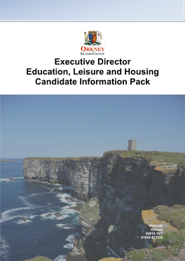 Executive Director Education, Leisure and Housing Candidate Information Pack