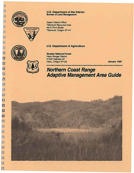 Northern Coast Range Adaptive Management Area Guide
