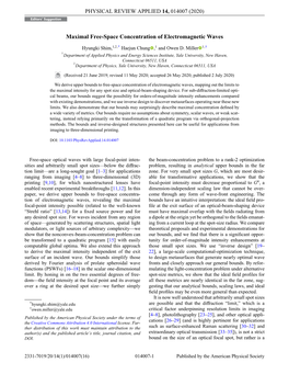 Maximal Free-Space Concentration of Electromagnetic Waves