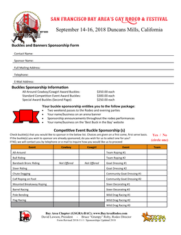 September 14-16, 2018 Duncans Mills, California