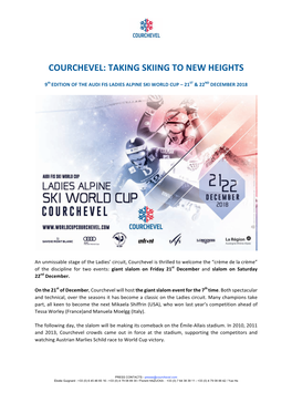 Courchevel: Taking Skiing to New Heights