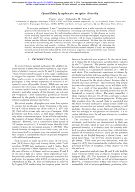 Quantifying Lymphocyte Receptor Diversity