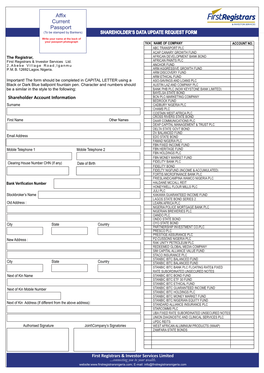 Shareholder-Update-Form