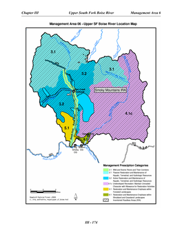 Management Area 6 Upper South Fork Boise River