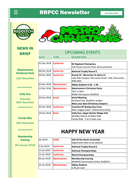 RRPCC Newsletter HAPPY NEW YEAR