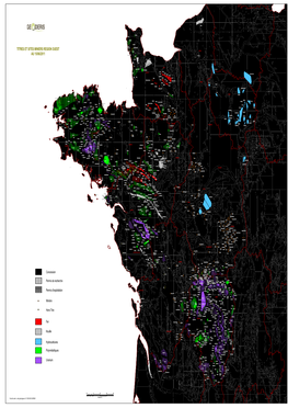 Carte Des Titres Et Sites Miniers Des Régions Ouest De La France