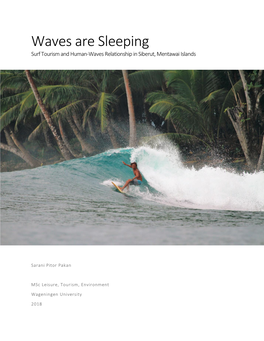 Waves Are Sleeping Surf Tourism and Human-Waves Relationship in Siberut, Mentawai Islands