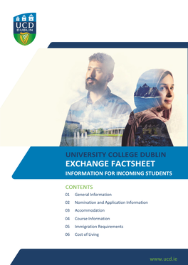 UCD Exchange FACTSHEET