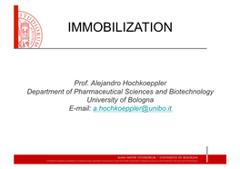 Immobilization