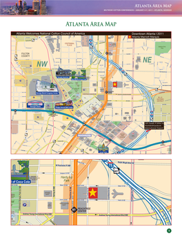 Atlanta Area Map BELTWIDE COTTON CONFERENCES • JANUARY 4-7, 2011 • ATLANTA, GEORGIA