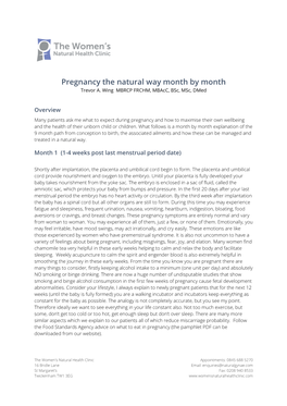 Pregnancy the Natural Way Month by Month Trevor A