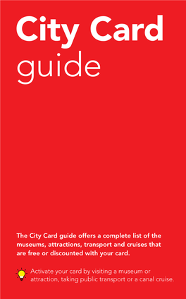 City Card Guide