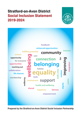 Stratford-On-Avon District Social Inclusion Statement 2019-2024