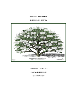 L'histoire De La Famille Palubniak Et Brenia