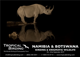 Namibia Botswana SD 2019