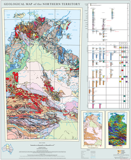 GEOLOGICAL MAP of the NORTHERN TERRITORY TERTIARY Cz Fluvial Sandstone and Siltstone on Bathurst and Melville Islands