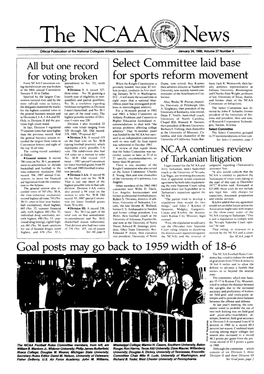 THE NCAA NEWS/January 24,199O Km1 Posts