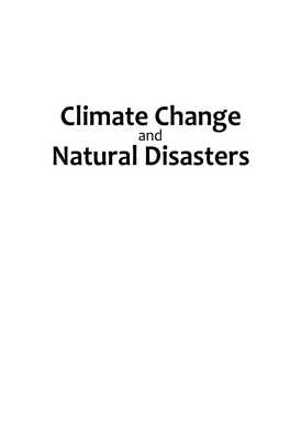 Climate Change Mitigation--Economic Aspects