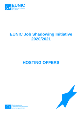 EUNIC Job Shadowing Initiative 2020/2021 HOSTING OFFERS